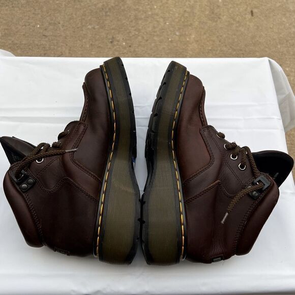 Dr Martens England Brown Leather 8595 Air Walk Platform Ankle Boots Sz WO 8 US - Picture 5 of 11